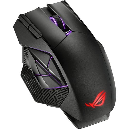 ASUS ROG Spatha X Wireless Optical Gaming Mouse with 12 Programmable Buttons and Magnetic Charging Stand - Wireless - Black HOW TO BUY