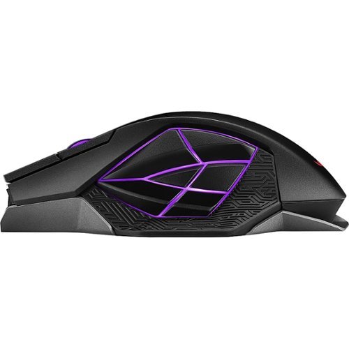 ASUS ROG Spatha X Wireless Optical Gaming Mouse with 12 Programmable Buttons and Magnetic Charging Stand - Wireless - Black SHOP ONLINE