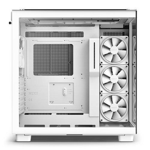 NZXT H9 Elite ATX Mid Tower PC Case with Dual Chamber White