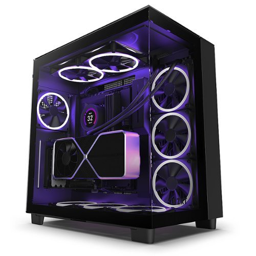 NZXT - H9 Elite ATX Mid-Tower Case with Dual Chamber - Black