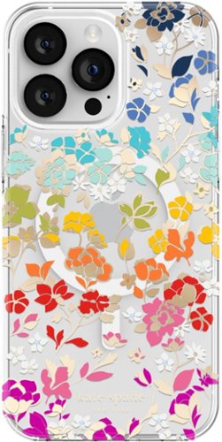 kate spade new york - Protective Hardshell Magsafe Case for iPhone 14 Pro Max - Flowerbed Multi