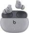 Geek Squad Certified Refurbished Beats Studio Buds Totally Wireless Noise Cancelling Earbuds - Moon Gray-Front_Standard