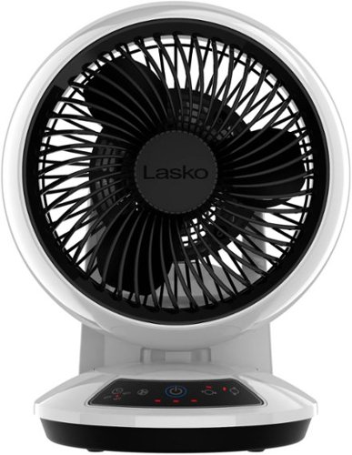Lasko - Whirlwind Orbital Motion Air Circulator Fan with Timer and Remote Control - White