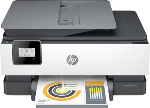 HP - OfficeJet 8015e Wireless All-In-One Inkjet Printer with 6 months of Instant Ink Included with HP+ - White