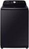 Samsung - 5.0 Cu. Ft. High-Efficiency Top Load Washer with Deep Fill - Brushed Black-Front_Standard