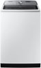 Samsung - 5.1 Cu. Ft. High-Efficiency Smart Top Load Washer with ActiveWave Agitator - White-Front_Standard