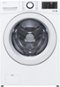 LG - 5.0 Cu. Ft. High-Efficiency Stackable Front Load Washer with 6Motion Technology - White-Front_Standard