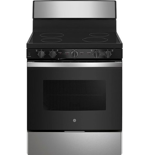 GE 30” Free-standing Electric Radiant Smooth Cooktop Range - Stainless Steel