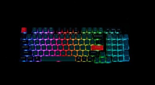 Keychron V5 Max 96% Custom Wireless RGB Mechanical Keyboard with Programmable QMK/VIA Hot-Swappable Red Switch - Black WHERE TO BUY