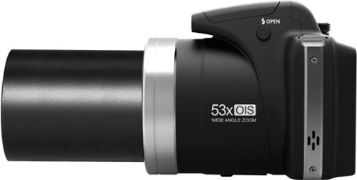 Minolta ProShot MN53Z 16.0 Megapixel Bridge Camera with 53x Optical Zoom Lens - Black GLOBAL SHIPPING