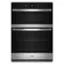 Front. Whirlpool - 30" Built-In Electric Convection Double Wall Combination with Microwave and WiFi - Stainless Steel.