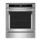 KitchenAid - 24" Built-In Electric Convection Single Wall Oven with WiFi - Stainless Steel-Front_Standard
