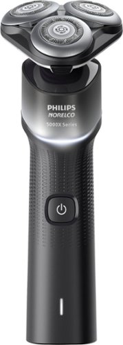  Philips Norelco - Shaver 5000X, Rechargeable Wet &amp; Dry Shaver with Precision Trimmer - Silver/ Black