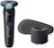 Philips Norelco - Shaver 7600, Rechargeable Wet & Dry Electric Shaver with SenseIQ Technology - Black-Angle_Standard