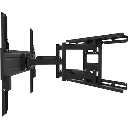 Kanto - Full Motion Security TV Wall Mount for Most 37" to 65" TVs - Extends 17.6" - Black-Alt_View_Standard_15 