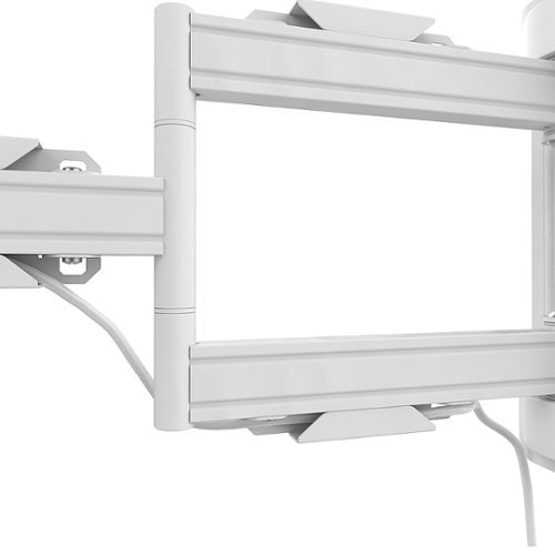 Kanto - Full Motion TV Wall Mount for Most 37" to 60" TVs - White-Alt_View_Standard_14 