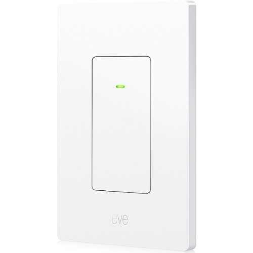 Eve  Light Switch - Connected Wall Switch with Apple HomeKit Technology - White BUY ONLINE