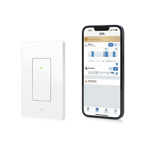 Eve  Light Switch - Connected Wall Switch with Apple HomeKit Technology - White WHERE TO BUY