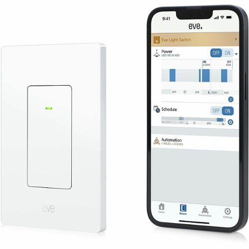 Eve  Light Switch - Connected Wall Switch with Apple HomeKit Technology - White BUY IN GERMANY