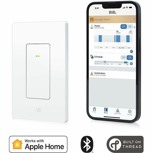 Eve  Light Switch - Connected Wall Switch with Apple HomeKit Technology - White BUY IN SOUTH AFRICA