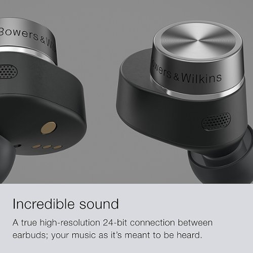Bowers & Wilkins Pi7 S2 True Wireless Noise Cancelling In-Ear Earbuds - Satin Black WORLDWIDE DELIVERY