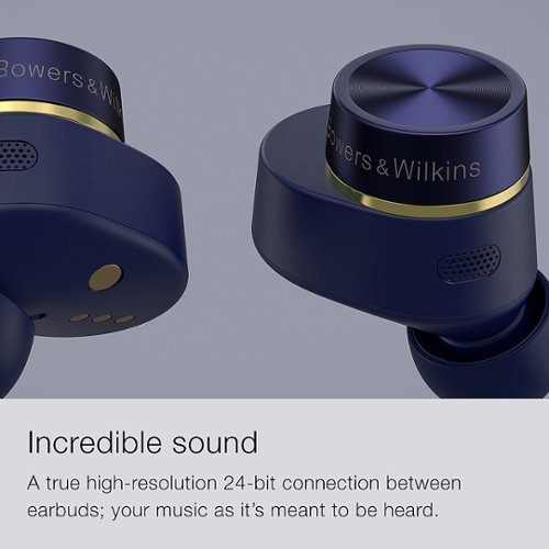 Bowers & Wilkins Pi7 S2 True Wireless Noise Cancelling In-Ear Earbuds - Midnight Blue WORLDWIDE DELIVERY