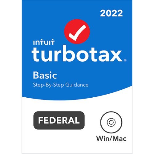 TurboTax - Basic 2022 Federal Only + E-file - Windows, Mac OS