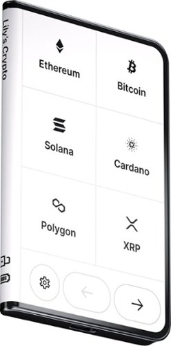 Ledger - Stax Crypto Hardware Wallet - E Ink Touch Screen - Bluetooth - Graphite