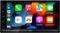 JVC - 6.8" Wireless Android Auto, Apple CarPlay Bluetooth Digital Media (DM) Receiver with Variable Color and SiriusXM Ready - Black-Front_Standard