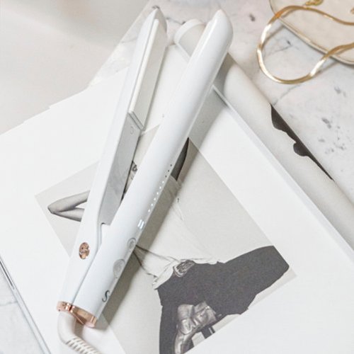 T3 SinglePass StyleMax Professional 1 Flat Iron with Custom Heat Automation - White & Rose Gold BUY IN SAUDI ARABIA