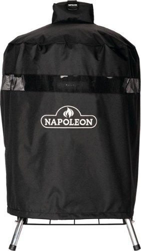 Napoleon - 18" Charcoal Kettle Grill with Legs Premium Cover - Black-Left_Standard 