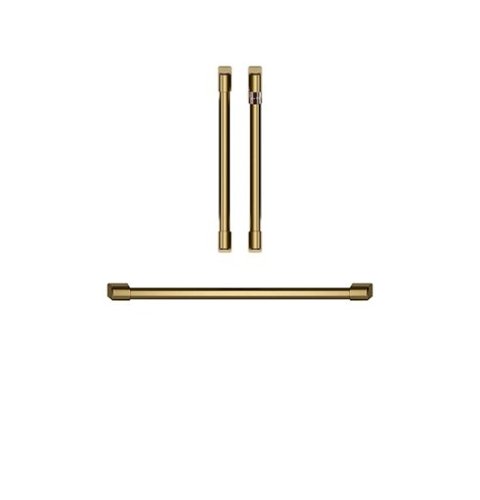 Handle and Knob kit for Café Wall Ovens - Brushed Brass
