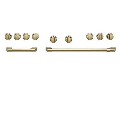 Handle and Knob Kit for Café Range and Cooktops - Brushed Brass