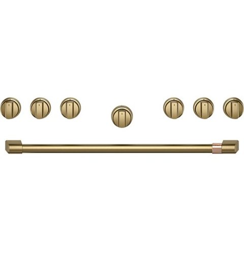 

Handle and Knob Kit for Café Range and Cooktops - Brushed Brass