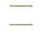 Handle Kit for Café Wall Oven - Brushed Brass-Front_Standard