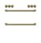 Accessory Kit for most Café Electric Ranges - Brushed Brass-Front_Standard