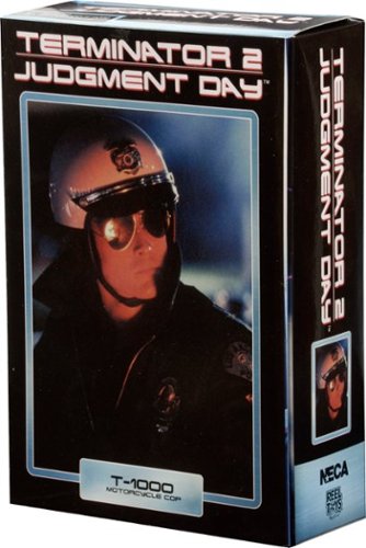 NECA Terminator 2 - 7” Scale Action Figure - Ultimate T-1000 (Motorcycle Cop) WORLDWIDE DELIVERY