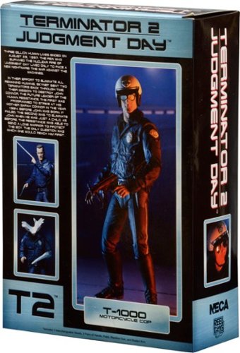 NECA Terminator 2 - 7” Scale Action Figure - Ultimate T-1000 (Motorcycle Cop) GLOBAL SHIPPING