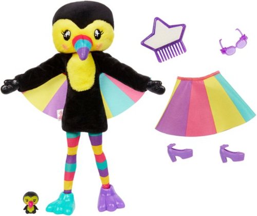 Barbie Color Reveal Jungle Series Toucan 11.5 Doll GLOBAL SHIPPING