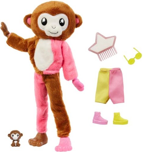 Barbie Cutie Reveal Jungle Series Monkey 11.5 Doll WORLDWIDE DELIVERY