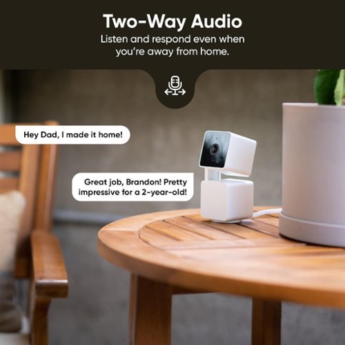 Wyze Cam Pan v3 Indoor/Outdoor Wifi, 1080p, Pan/Tilt/Zoom Security Camera - WHITE BUY ONLINE