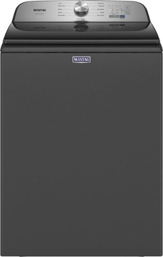 Maytag - 4.7 Cu. Ft. High Efficiency Top Load Washer with Pet Pro System - Volcano Black