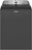 Front. Maytag - 4.7 Cu. Ft. High Efficiency Top Load Washer with Pet Pro System - Volcano Black.
