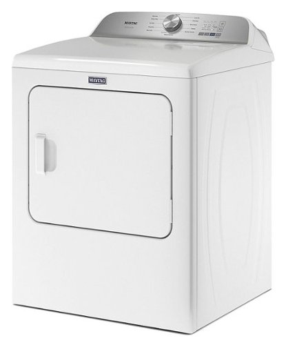 Maytag - 7.0 Cu. Ft. Gas Dryer with Steam and Pet Pro System - White