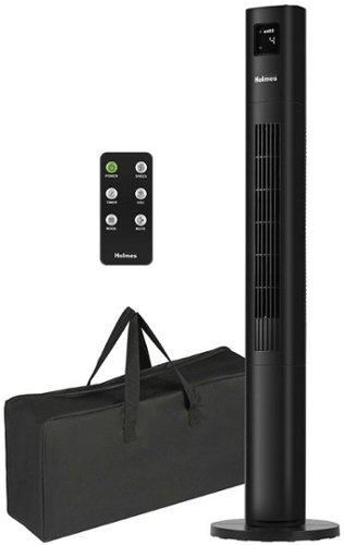 

Holmes - 45'' Digital Stack n Connect Tower Fan with ClearRead display - Black