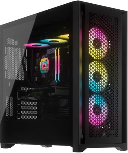 CORSAIR - iCUE 5000D RGB AIRFLOW ATX Mid-Tower PC Case - Black