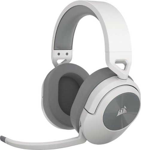  CORSAIR - HS Series HS55 Wireless Gaming Headset for PC, PS5, and Mobile - White