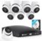 Swann - 8 Channel, 8 Camera Indoor/Outdoor Wired 4K Ultra HD 2TB DVR Security System - White-Front_Standard