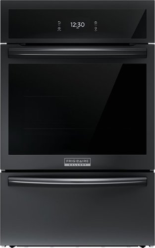Frigidaire - Gallery 24 inch Single Gas Wall Oven with Air Fry - Black