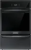 Front. Frigidaire - Gallery 24 inch Single Gas Wall Oven with Air Fry - Black.